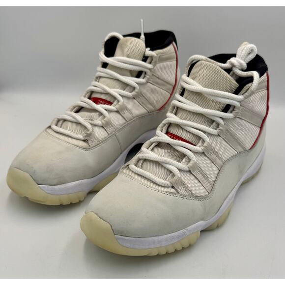 Nike Air Jordan 11 Retro Platinum Tint Mens White Sz 11 378037-016 # 412 - Picture 1 of 8